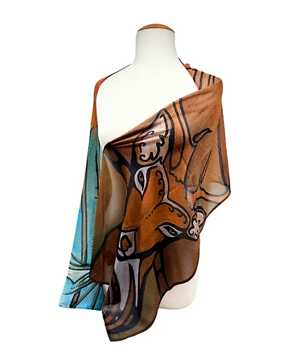 "Zenith" Chiffon Scarf