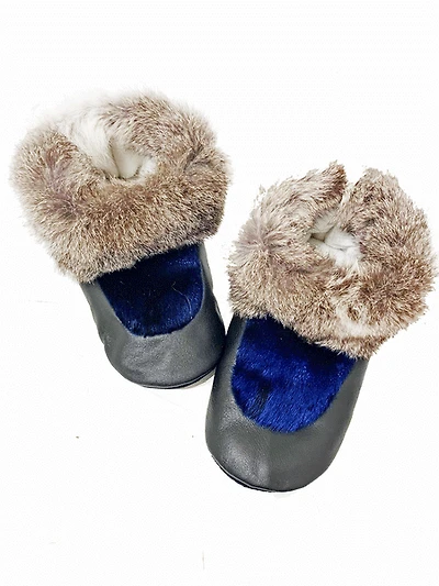 Women's Leather Slippers - Daisy Savard