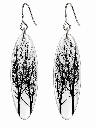 Oval Trees Earrings