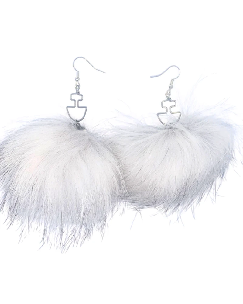 Fur Earrings - Mary Qitsualuk