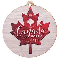 True North Strong & Free Ornament