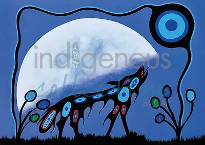 "Wolf and Moon" - Frank Polson