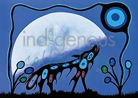 "Wolf and Moon" - Frank Polson