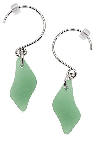 Cultured Sea Glass Earrings