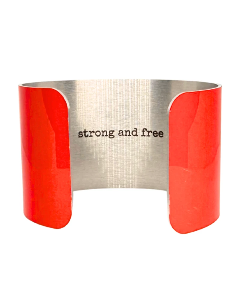 Red Flag Cuff Bracelet