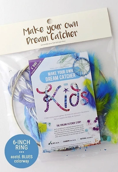 Kids Dream Catcher Kit - Blue