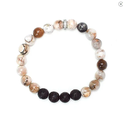 Intention Bracelet - Dendritic Opal 8mm