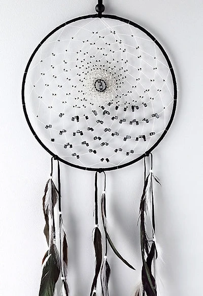 First Nations Dream Catcher - Energy Flow (Hematite)