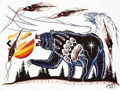 "Mukwa" (Black Bear) - Gordon Fiddler