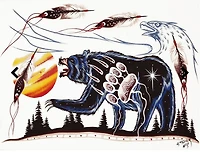 "Mukwa" (Black Bear) - Gordon Fiddler