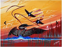 "Songs of the Loon" - Gordon Fiddler