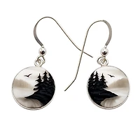 Island Mist Hook Earrings