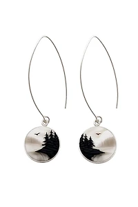 Island Mist Hook Earrings