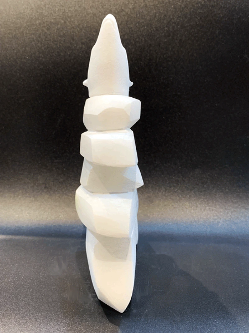 "Inukshuk & Polar Bear" - Kuzy Curley