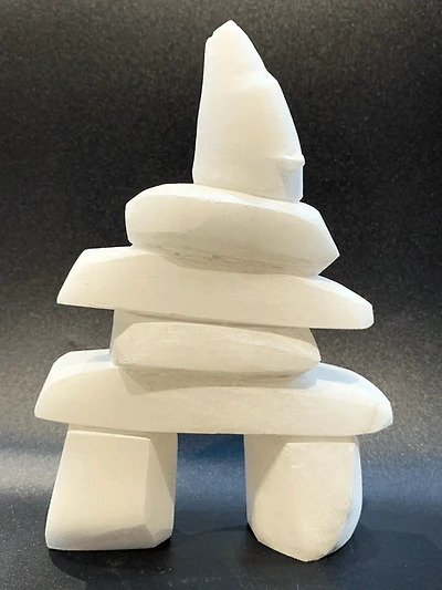 "Inukshuk & Polar Bear" - Kuzy Curley