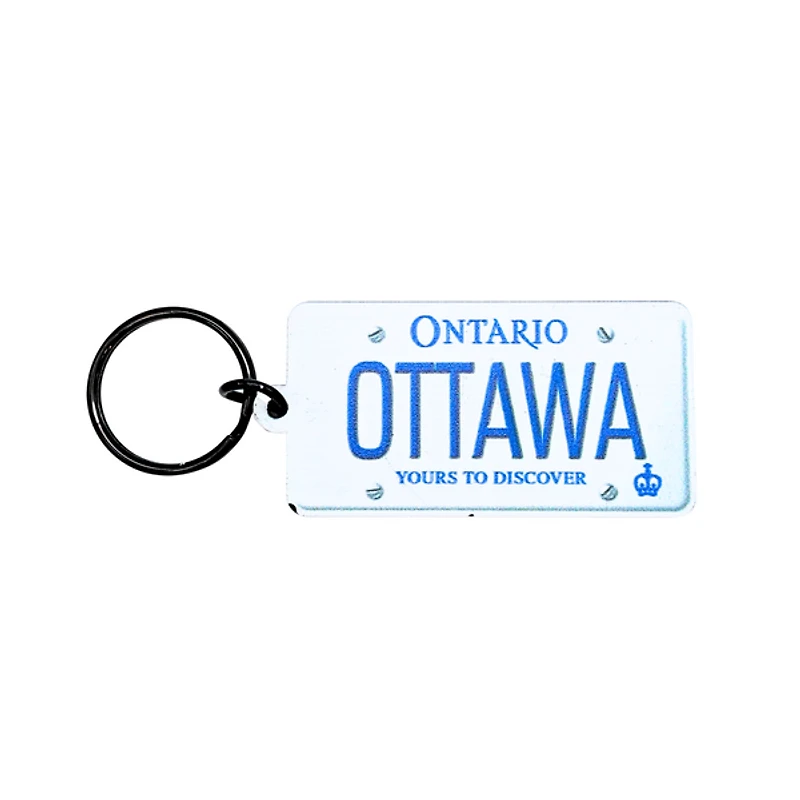 Ottawa Licence Plate Keychain
