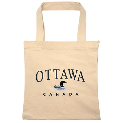 Ottawa Canada Canvas Tote Bag - Loon
