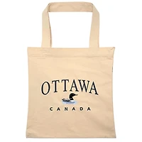 Ottawa Canada Canvas Tote Bag - Loon