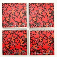 Maple Leaf Coasters