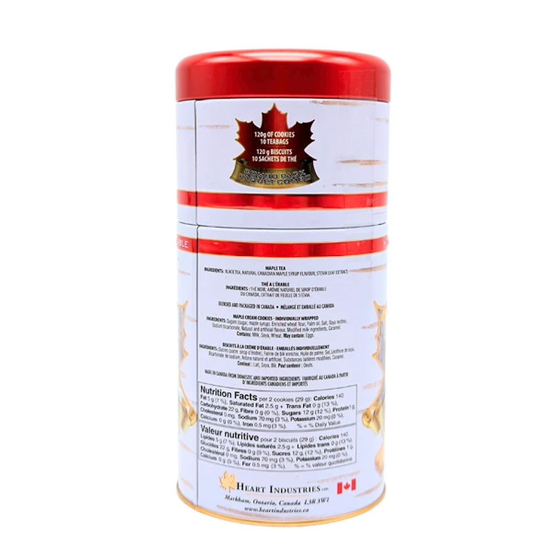 Maple Tea & Cookie Combo Tin