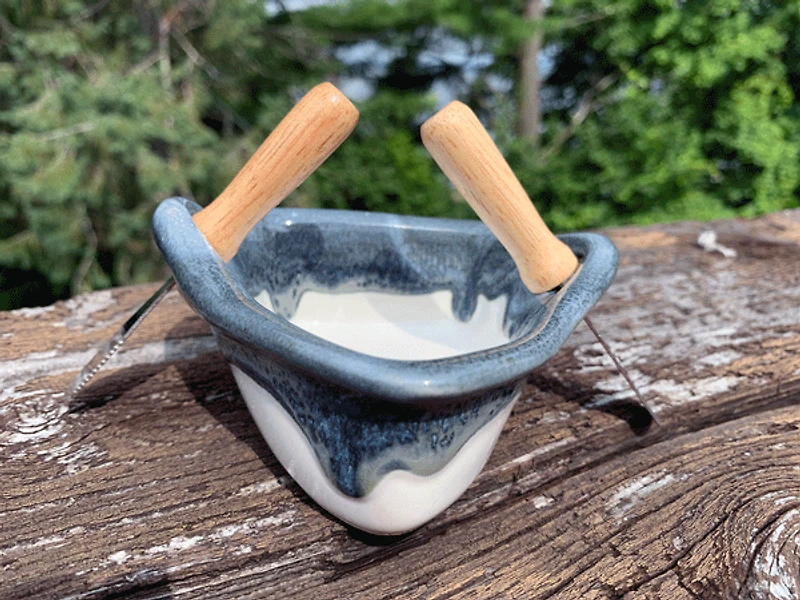 Rowboat Dip Pot - Glacier