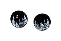 Midnight Cedars Post Earrings