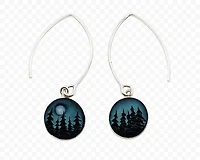 Northern Lights Hook Earrings