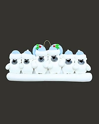 Polar Bear Family of Ornament