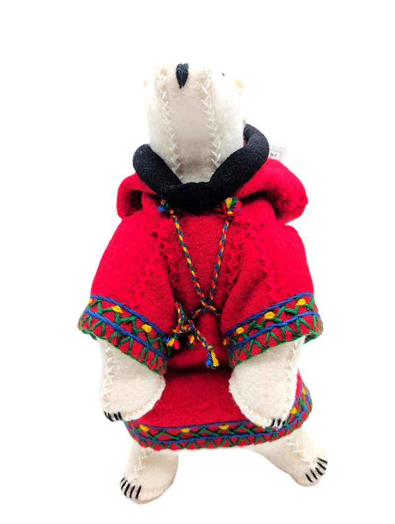 Polar Bear Packing Doll