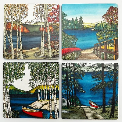 Coasters - Cottage & Lake Series Prints