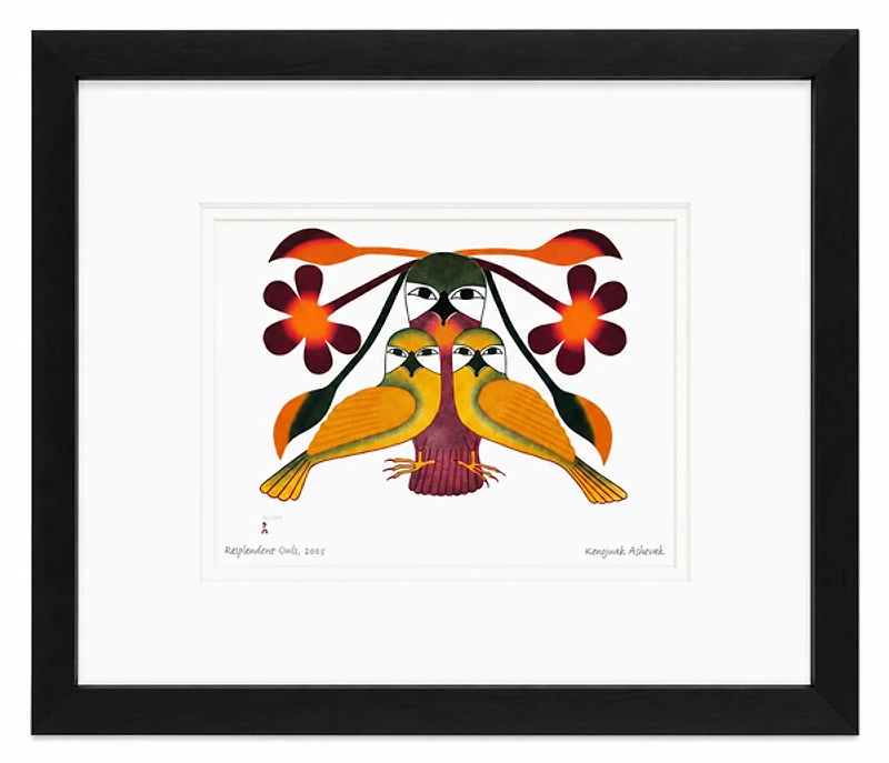 "Resplendent Owls" - Kenojuak Ashevak