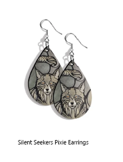 "Silent Seekers" Earrings