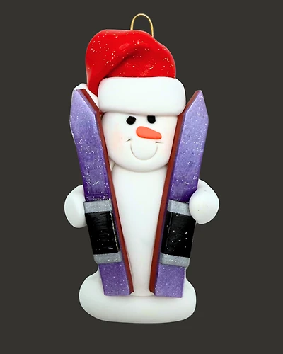 Skier Ornament