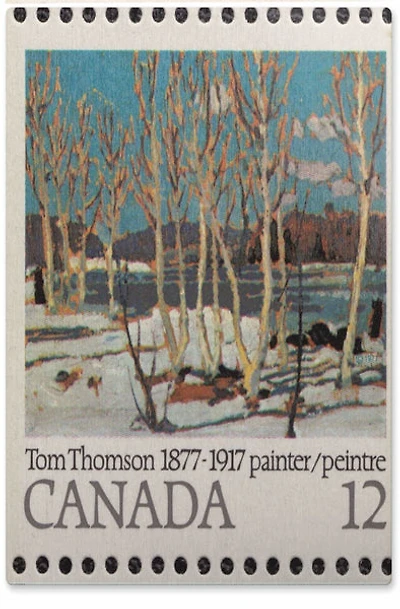 Winter River Magnet