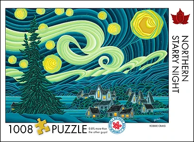 Northern Starry Night Puzzle - 1008 Pieces