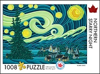 Northern Starry Night Puzzle - 1008 Pieces