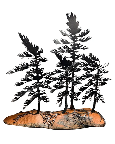 Cathy Mark - Wood & Metal Sculpture 4 Trees