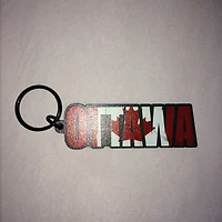 Ottawa Flag Key Chain