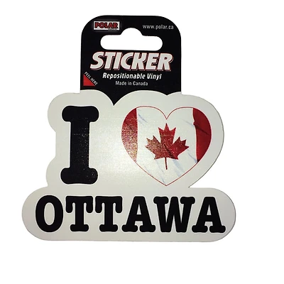I Love Ottawa Sticker