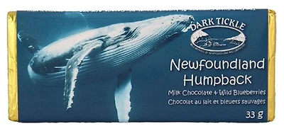 Wild Blueberry Chocolate Bar - Humpback Whale