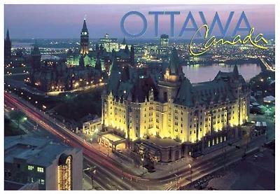 Aerial Parliament Building - Postcard