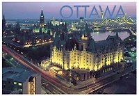Aerial Parliament Building - Postcard