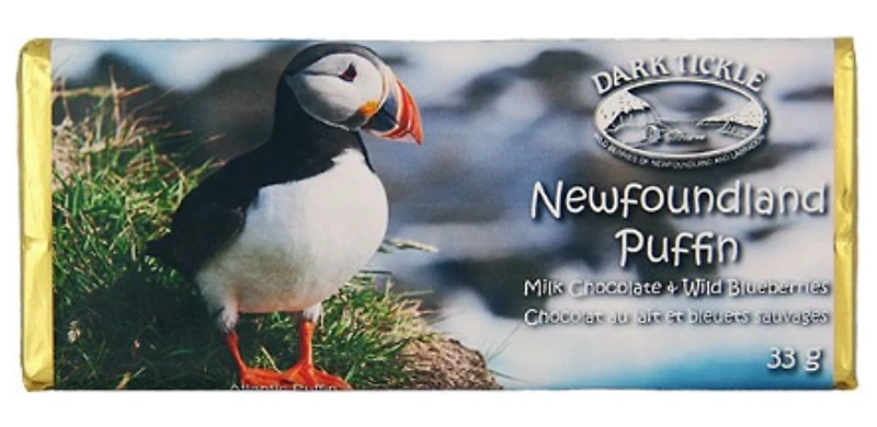 Wild Blueberry Chocolate Bar - Puffin