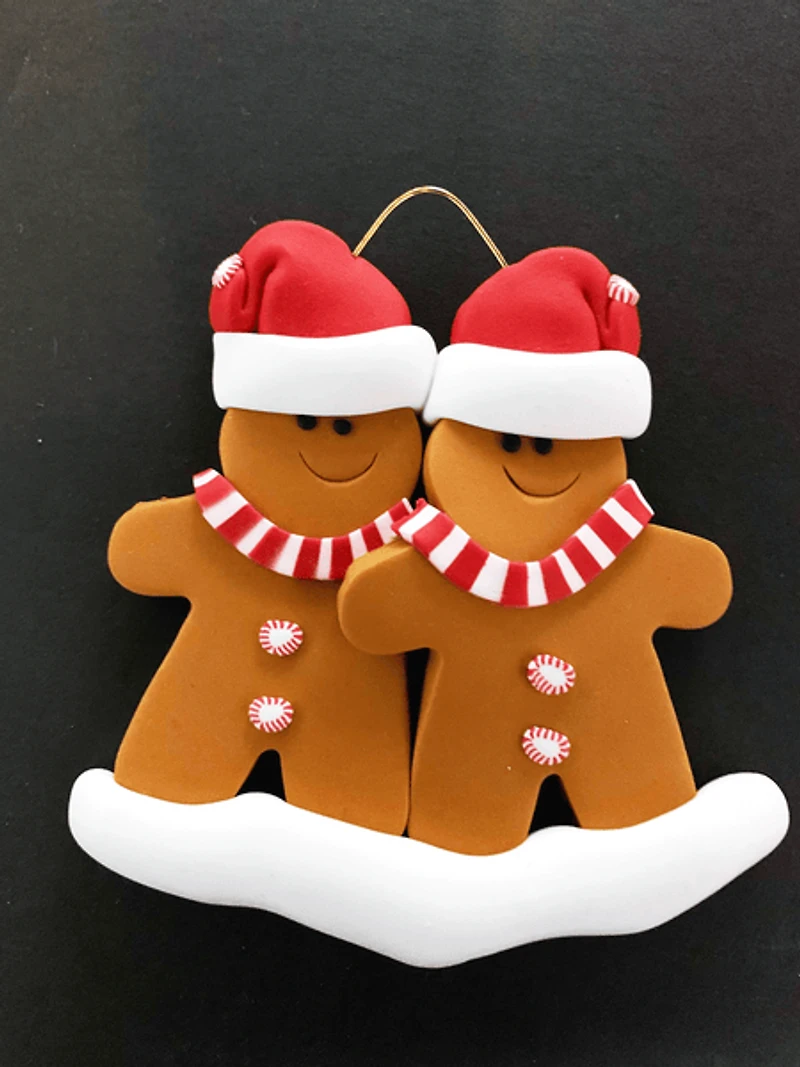 Gingerbread Couple Ornament