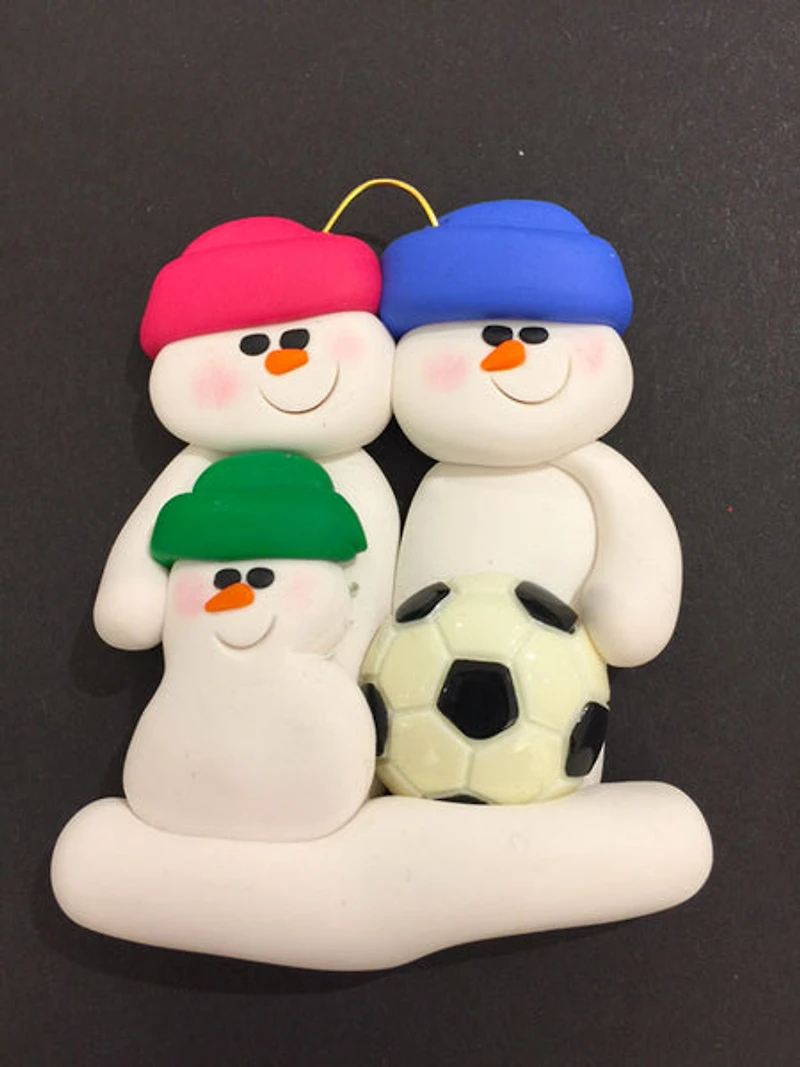 Soccer Family of Ornament