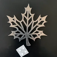Maple Leaf Pewter Ornament & Coaster