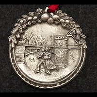 Ottawa's Pretoria Bridge Pewter Ornament