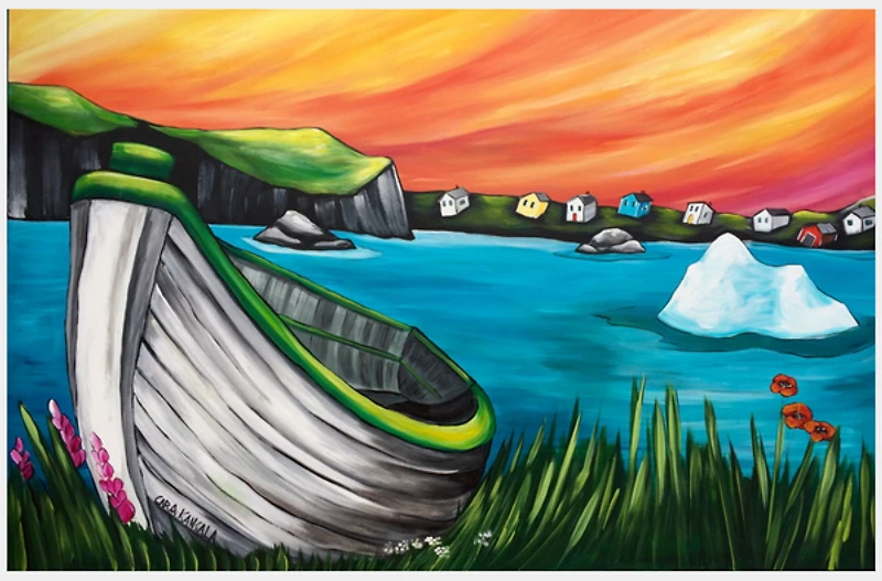 "Poppy's Old Dory" Newfoundland