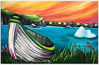 "Poppy's Old Dory" Newfoundland