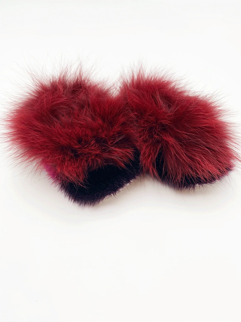 Kid's Sealskin Slippers - Sanija Padluq